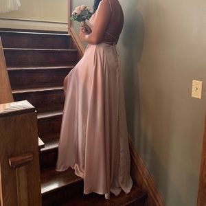 Blush Pink Prom dress
